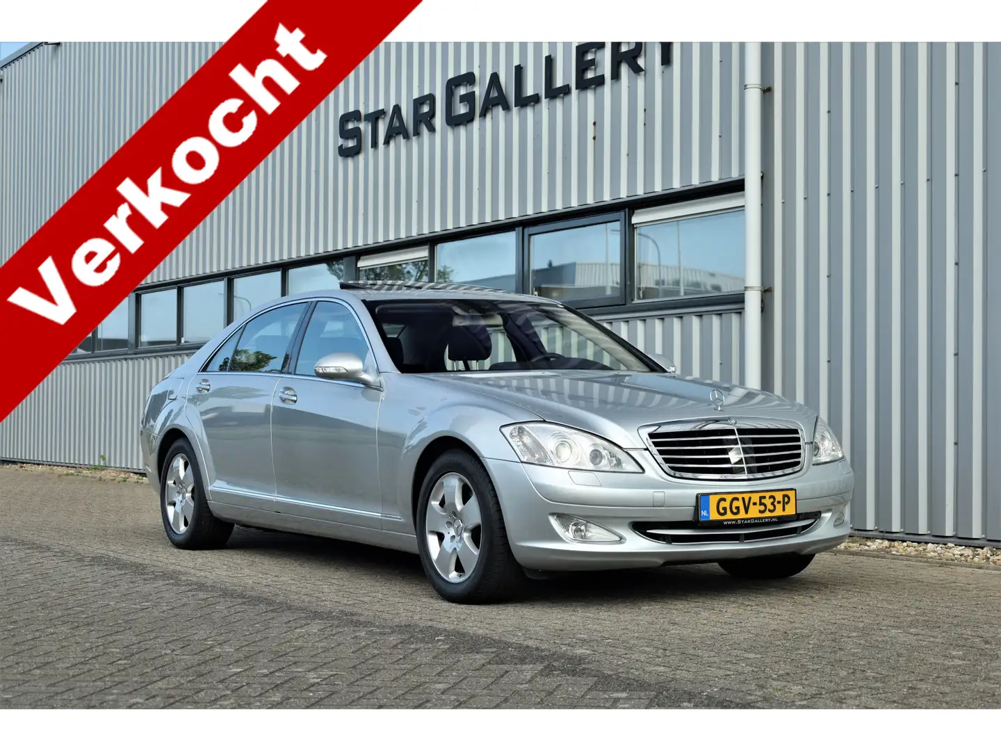 Mercedes-Benz S 500 S Lang 61906km Youngtimer Zilver - 1