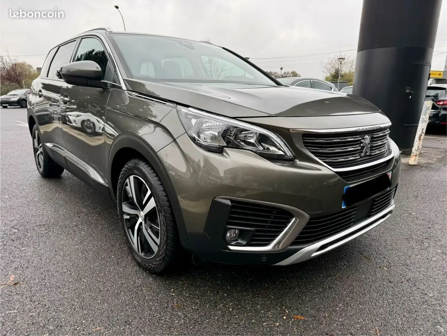 Peugeot 5008 1.5 bluehdi eat8 130ch s&s bva allure business Gris - 1