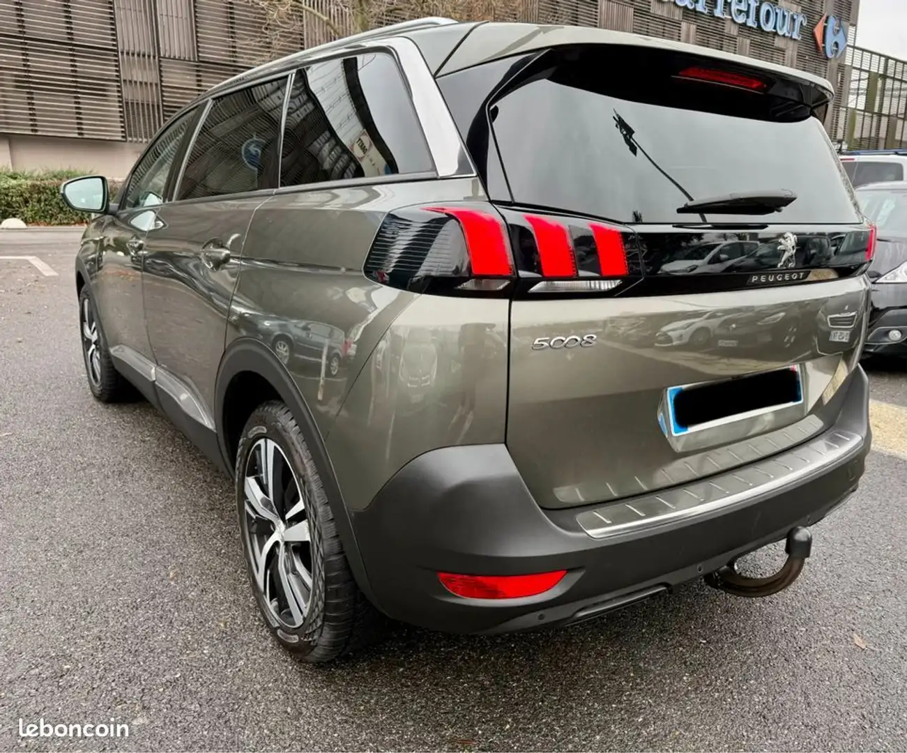 Peugeot 5008 1.5 bluehdi eat8 130ch s&s bva allure business Gris - 2