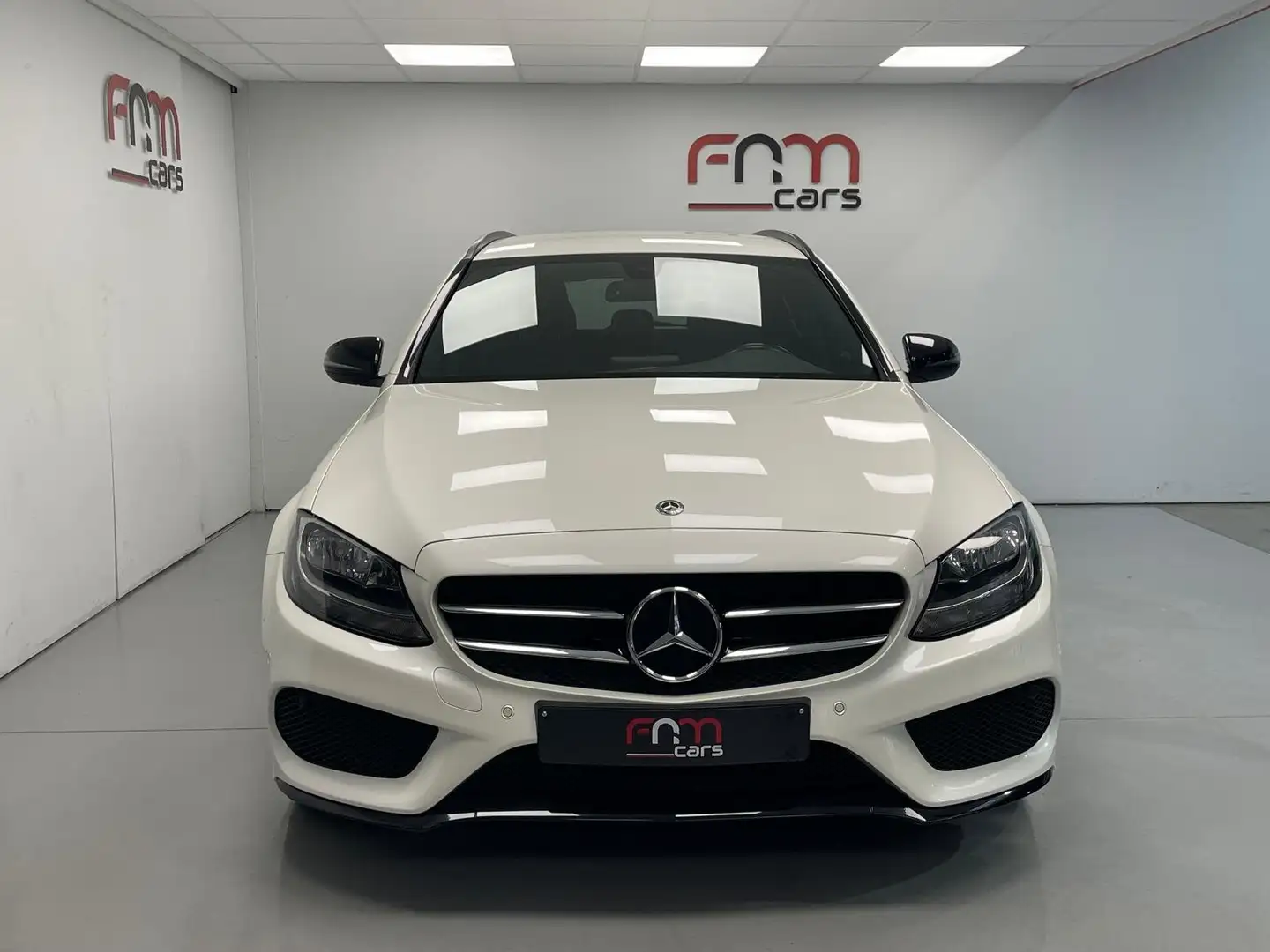 Mercedes-Benz C 200 9G-TRONIC AMG Line bwj2017 Perfecte staat Garantie Wit - 2