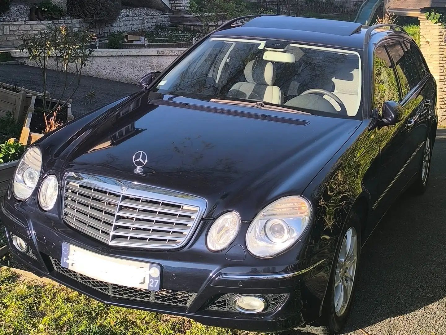 Mercedes-Benz E 200 Classe E Break 200 CDI Elégance Optimum A Bleu - 1