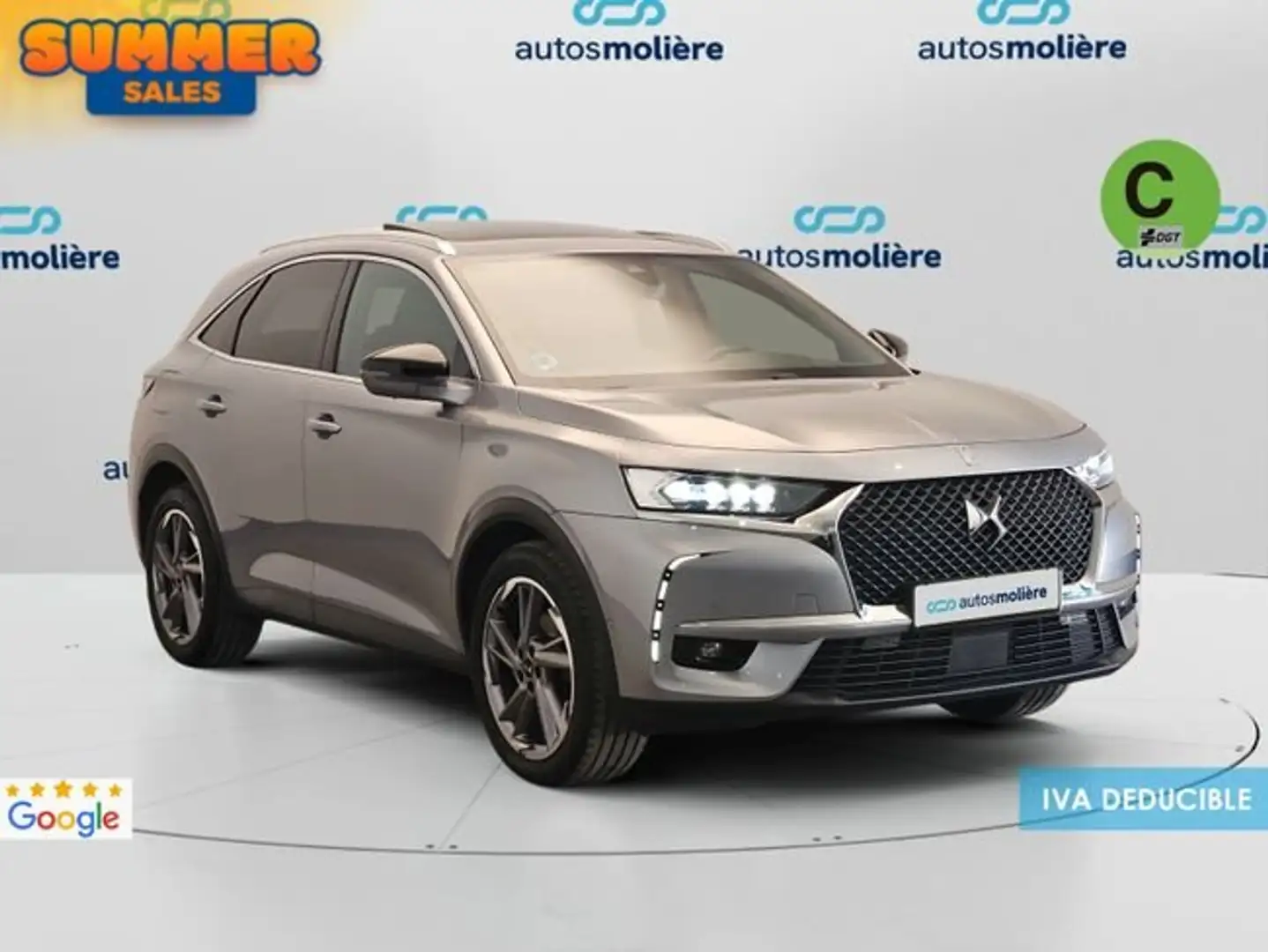 DS Automobiles DS 7 Crossback BlueHDi+180+So+Chic+Auto+132+kW+%28180+CV%29 Gri - 2