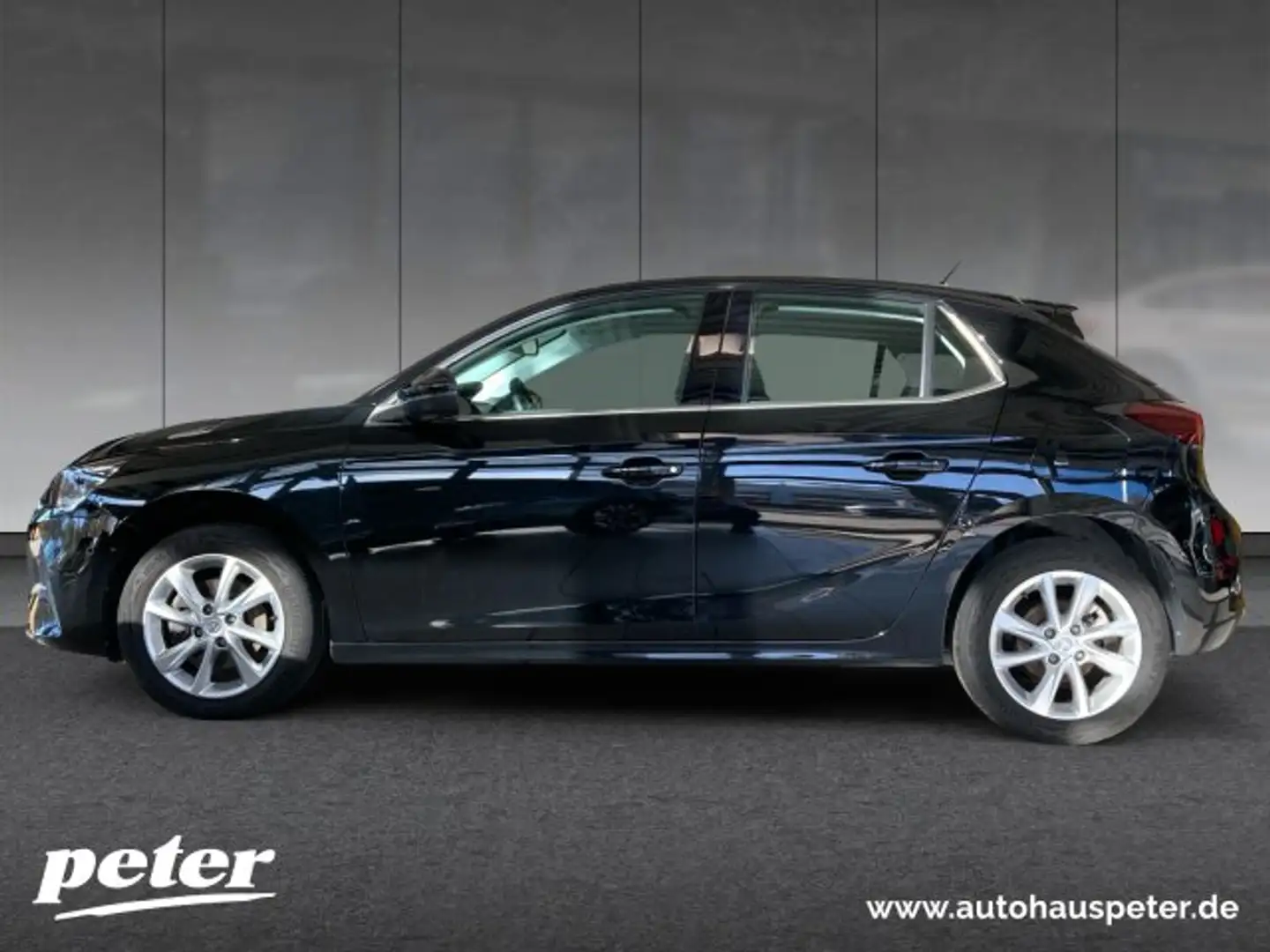 Opel Corsa Corsa F 1.2 Turbo Elegance Klimaautomatik Sitzheizung 100PS Zwart - 2