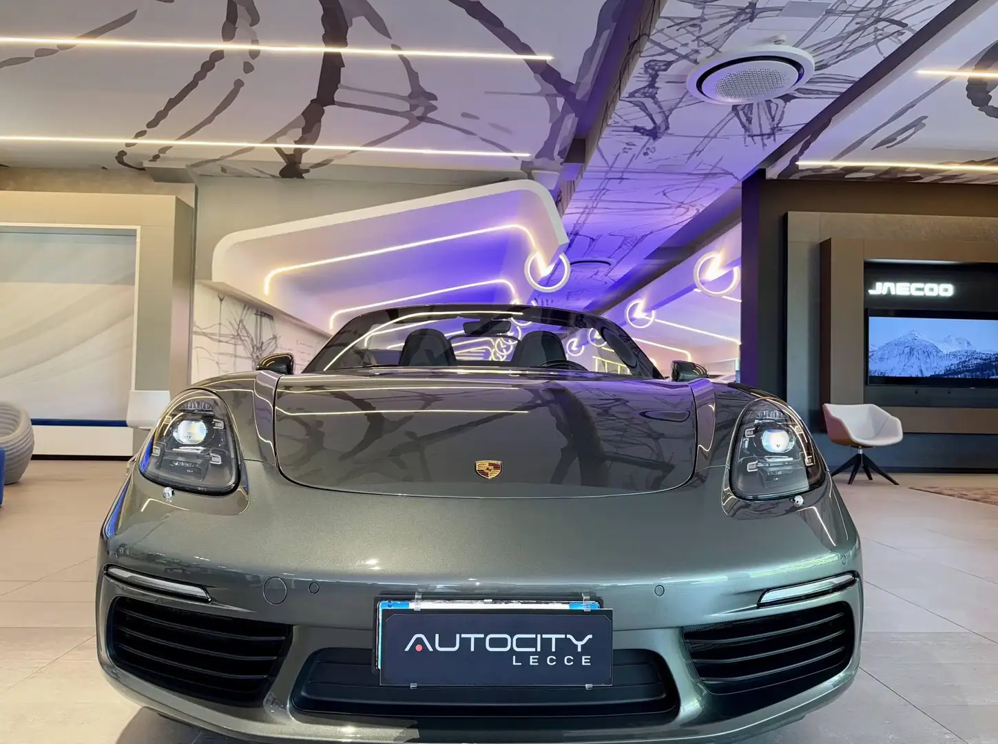 Porsche 718 BOXTER 2.0 300CV BENZ C.AUT. Verde - 2