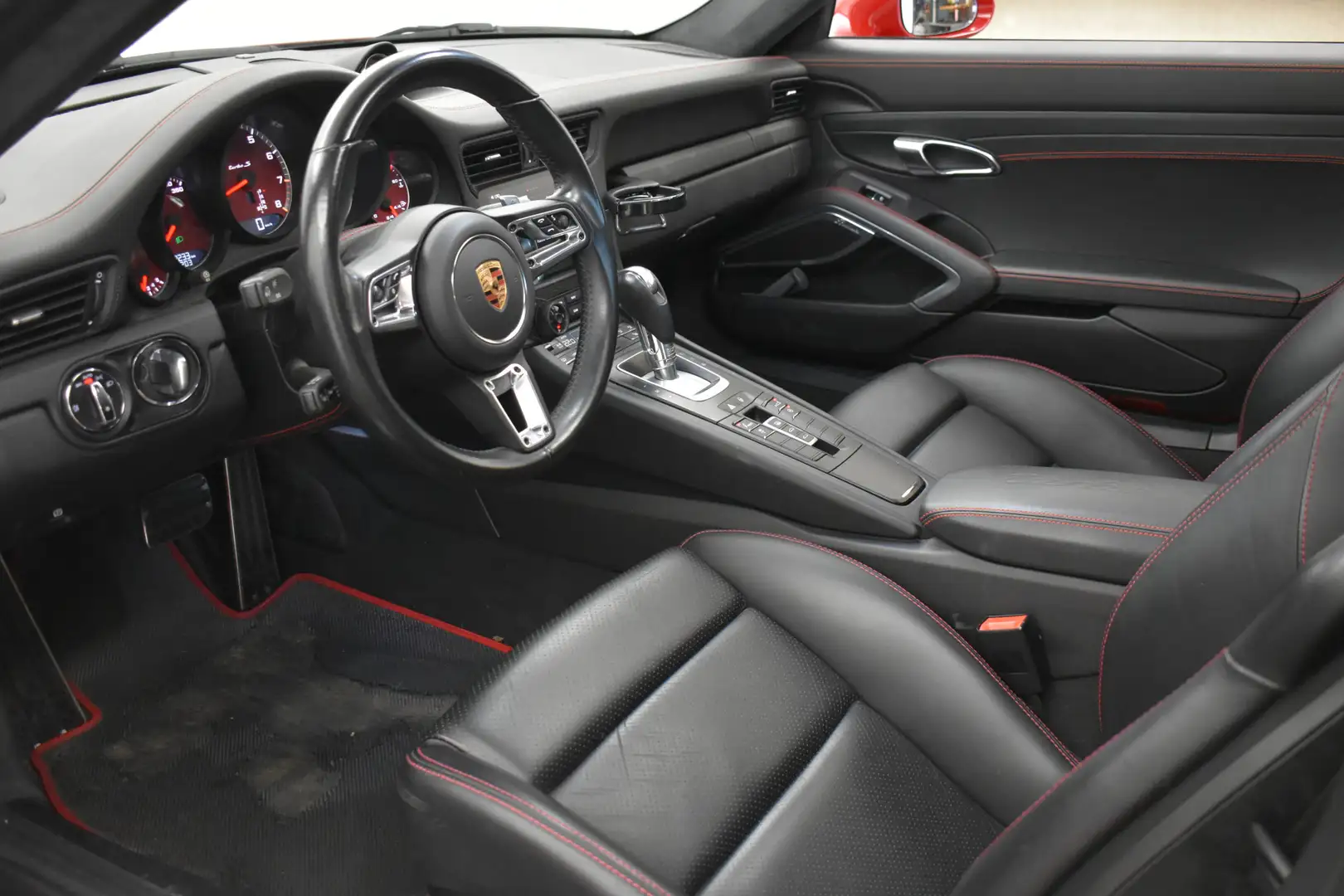 Porsche 991 3.8 Turbo S Aerokit en SportDesign Rood - 2