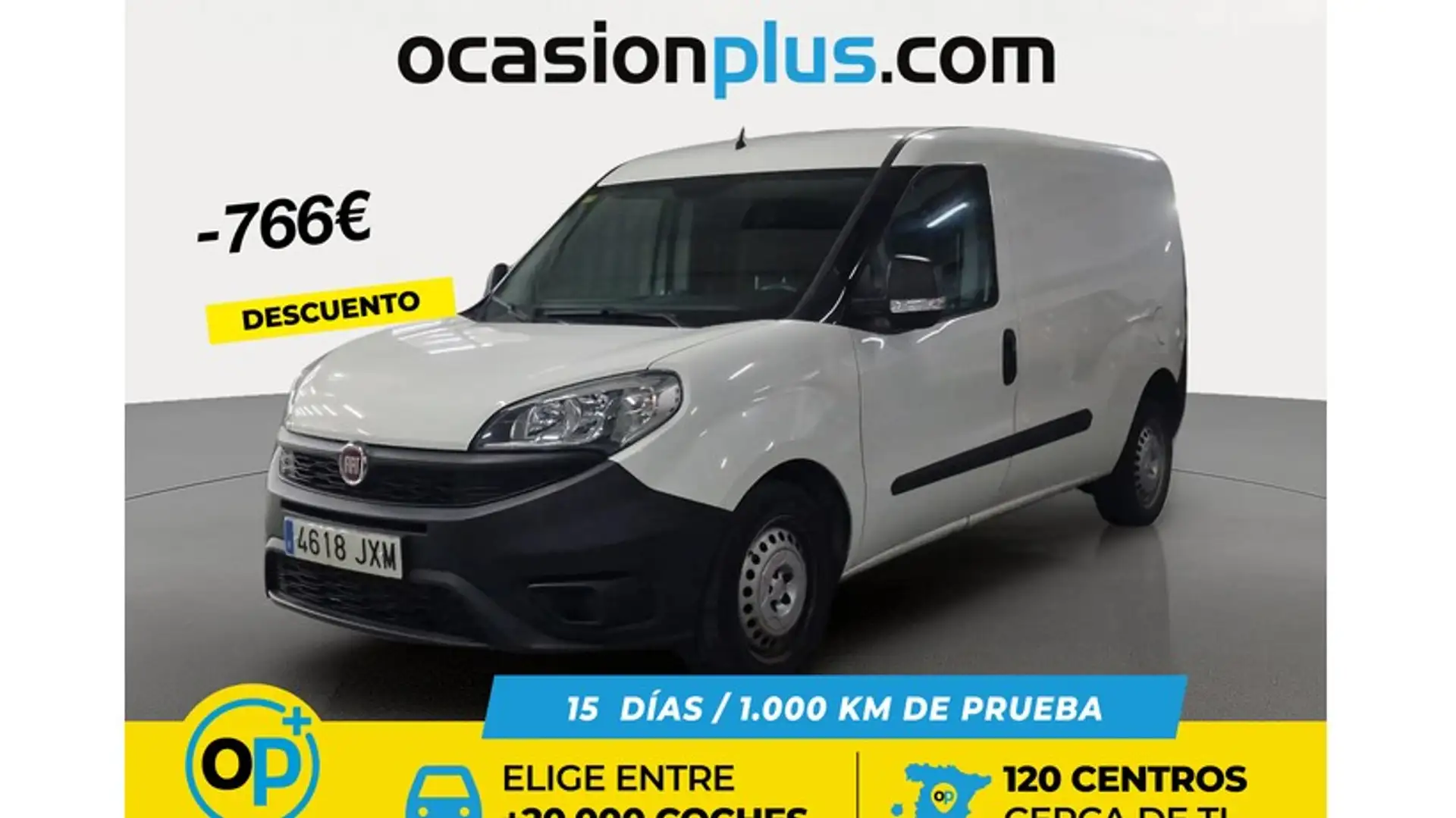 Fiat Dobló Cargo 1.6Mjt Base Maxi C.Aum. E5+ Blanc - 1