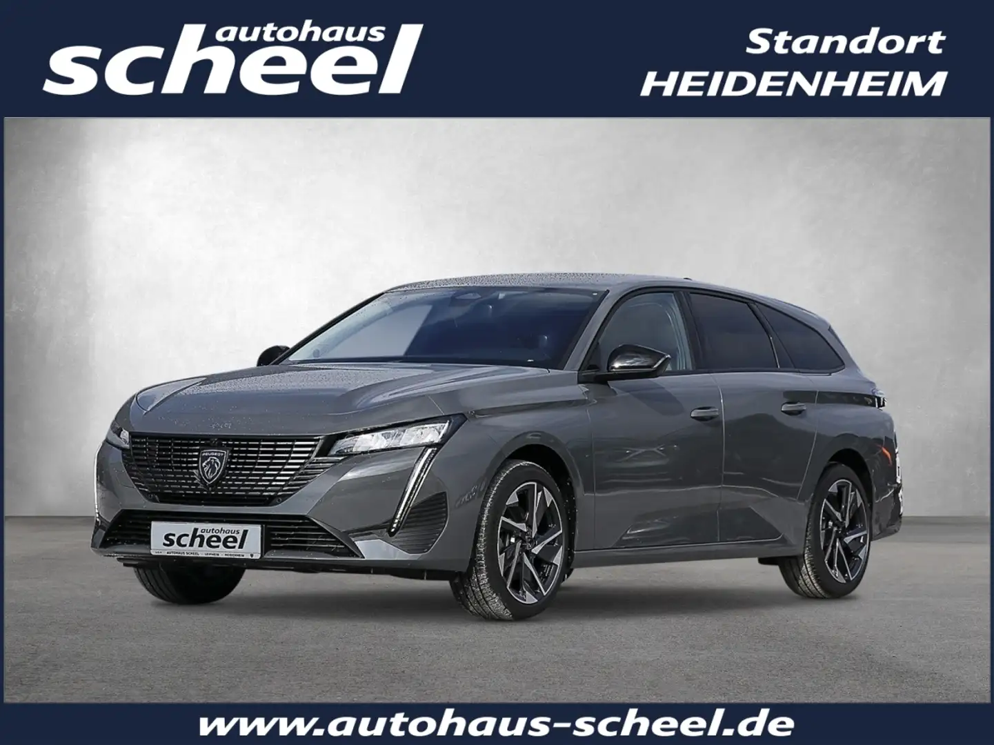 Peugeot 308 1.2 PureTech 130 SW Allure FLA 360 SpurH LM Grau - 1