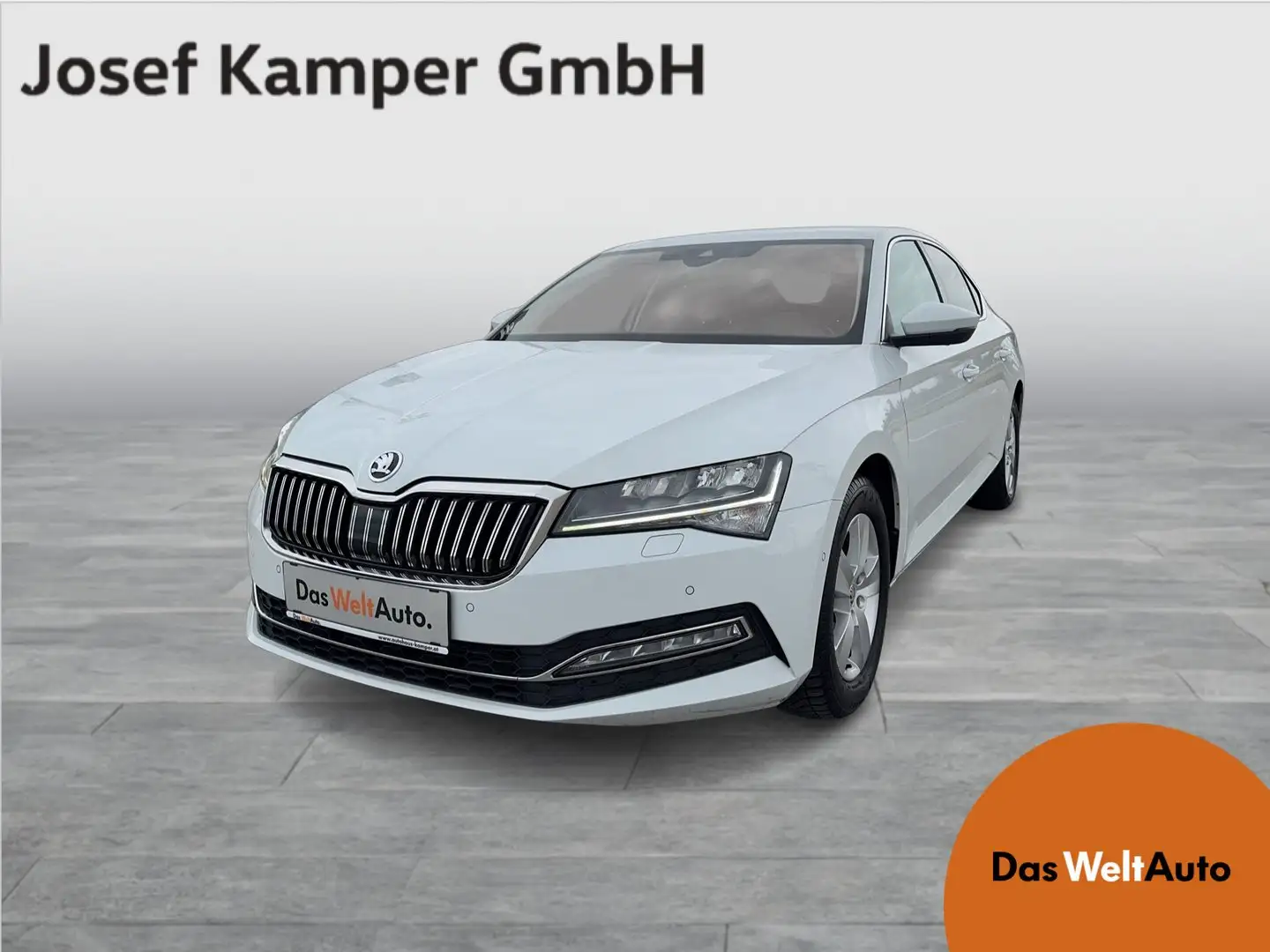 Skoda Superb Style TDI DSG Weiß - 1