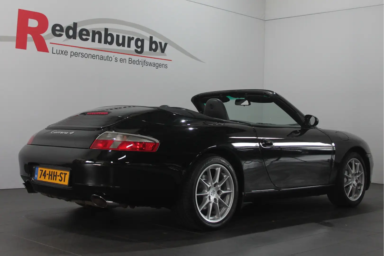 Porsche 996 Cabrio 3.4 Carrera 4 - Hard + soft top - Leder / E Zwart - 2