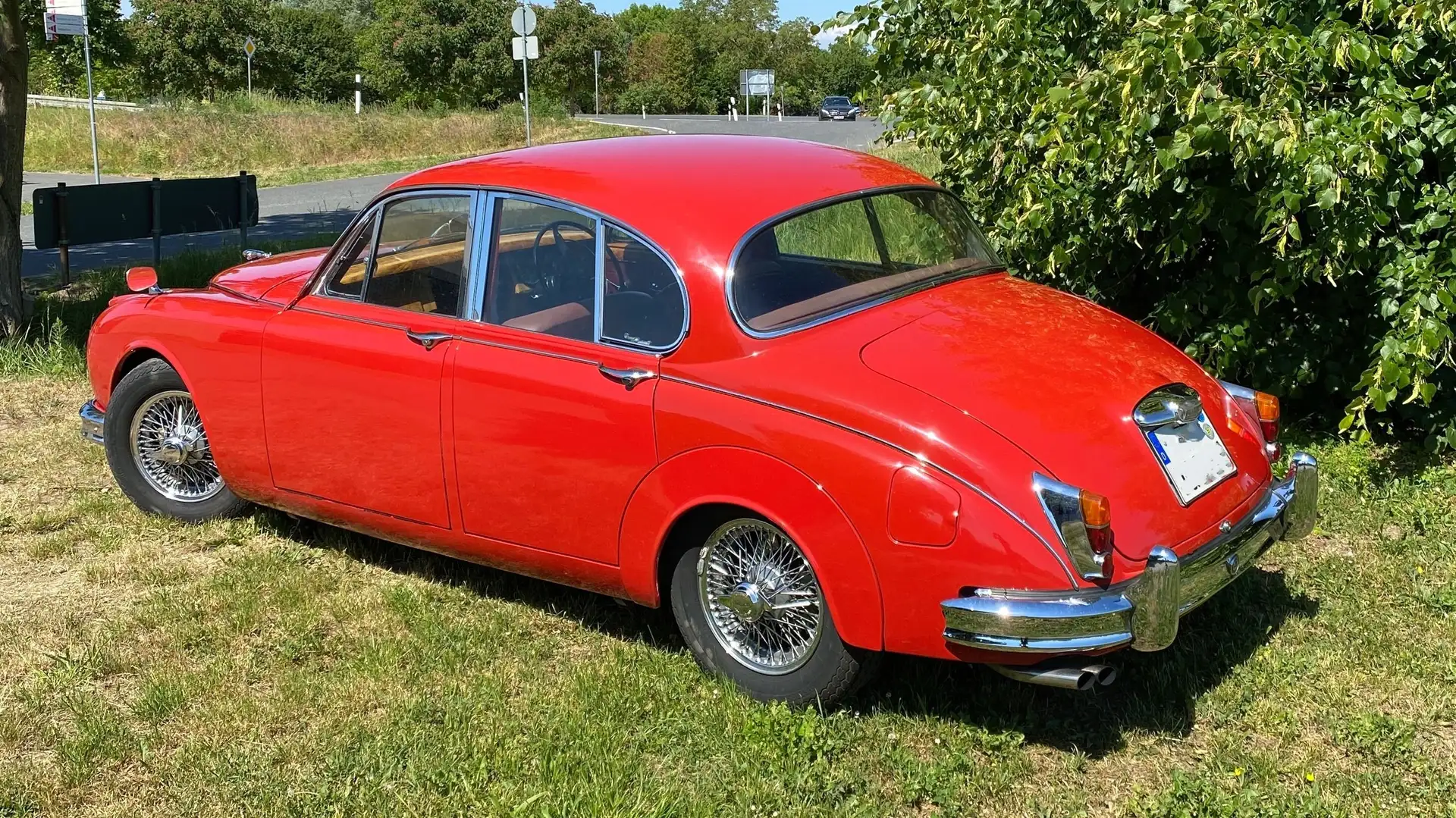 Jaguar MK II MK2, Oldtimer Baujahr 1964 Czerwony - 2