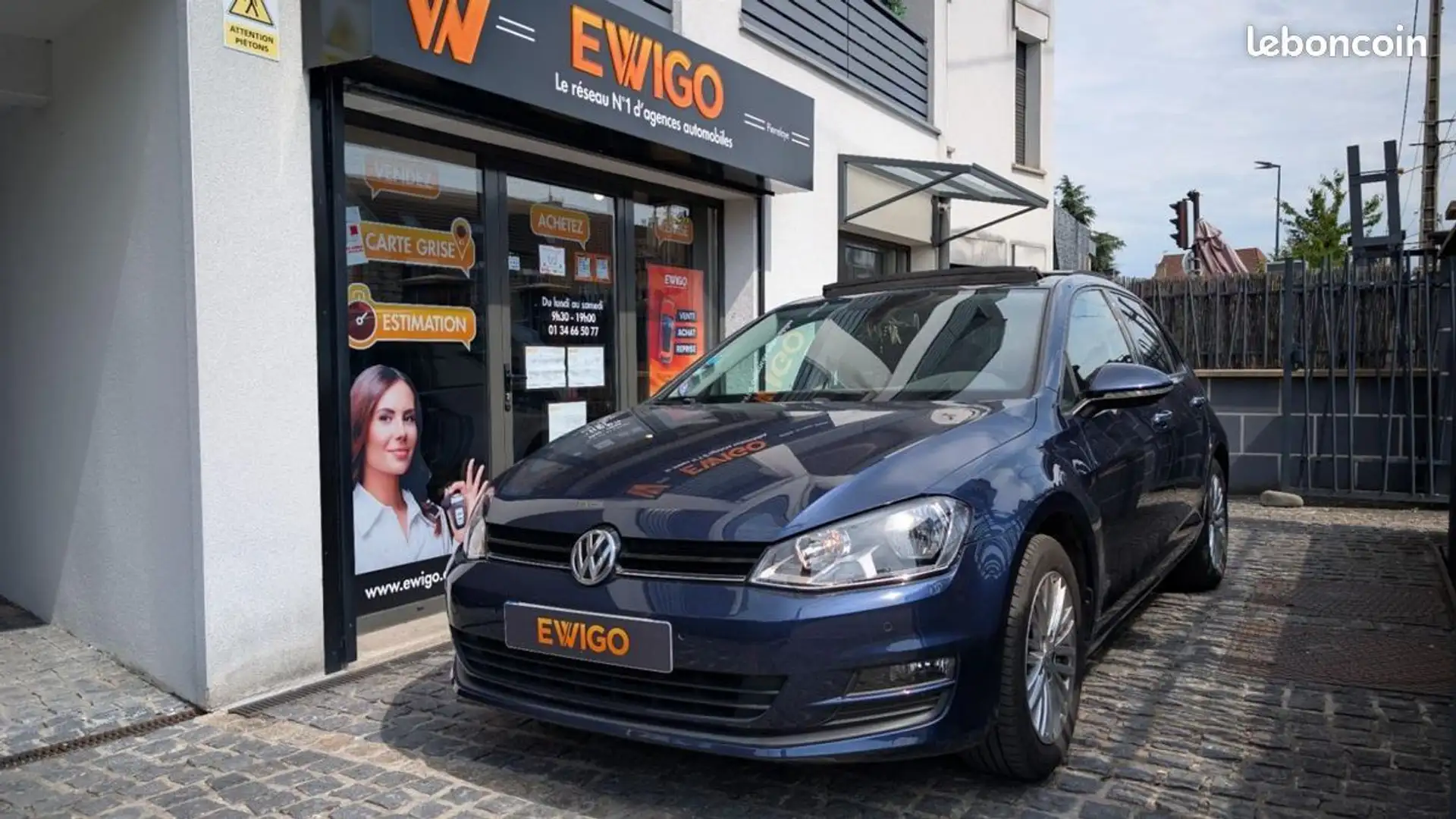 Volkswagen Golf 1.2 TSI 105 BLUEMOTION CUP DSG BVA Bleu - 1
