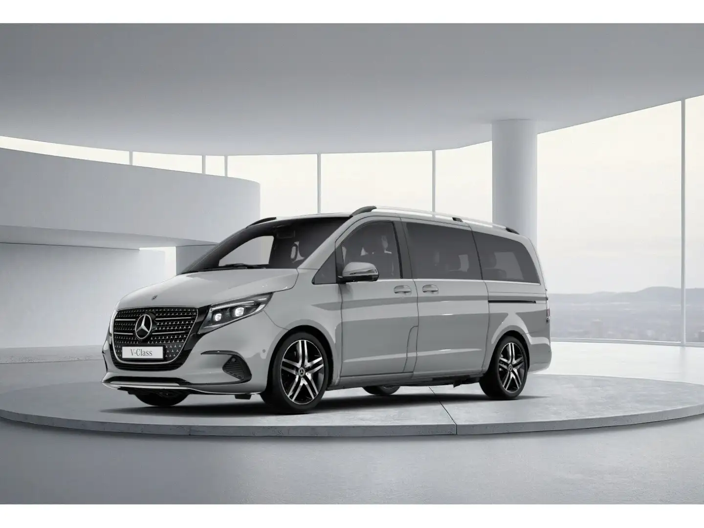 Mercedes-Benz V 300 d 4MATIC AVANTGARDE Lang AHK 2,5t 7 Sitze Grau - 1