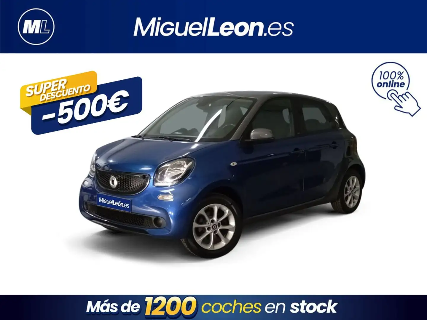 smart forFour 0.9 66kW (90CV) S/S Azul - 1