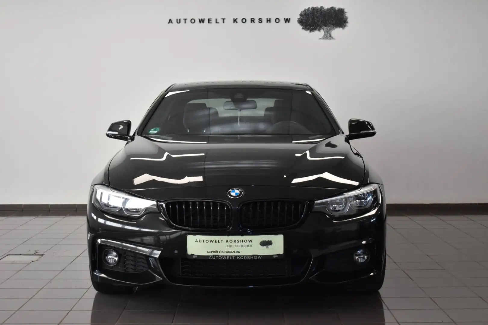 BMW 420 i M Sport DEUTSCH *HUD *360°K *LED*H&K*KEYLES Black - 2