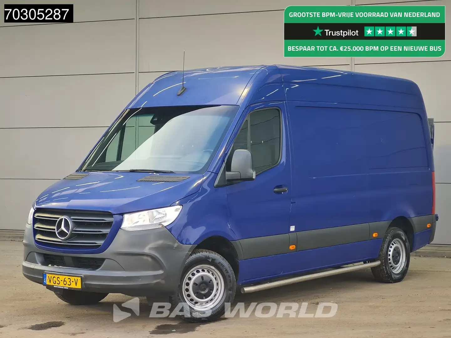 Mercedes-Benz Sprinter 316 CDI D'Hollandia Laadklep Automaat L2H2 Navi Ai Bleu - 1