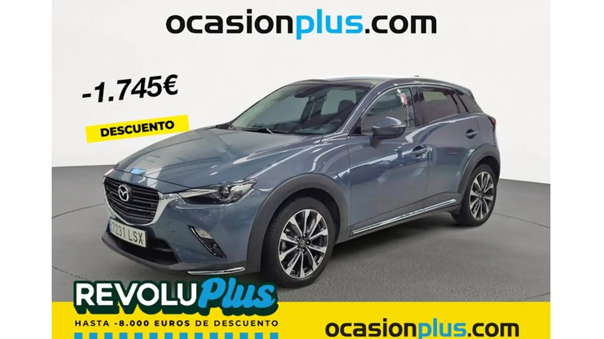 Mazda CX-3 2.0 Skyactiv-G Zenith 2WD 89kW Gris - 1