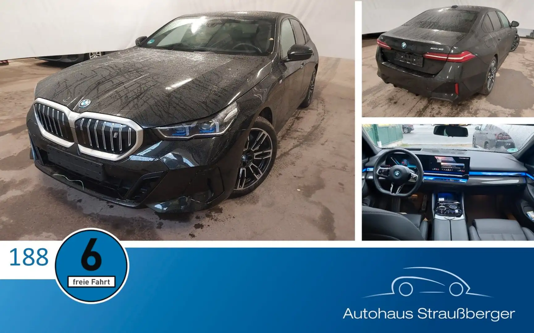 BMW i5 Limousine 40 xDrive M Sport ACC LRHZ H-K 4-ZK Negru - 1