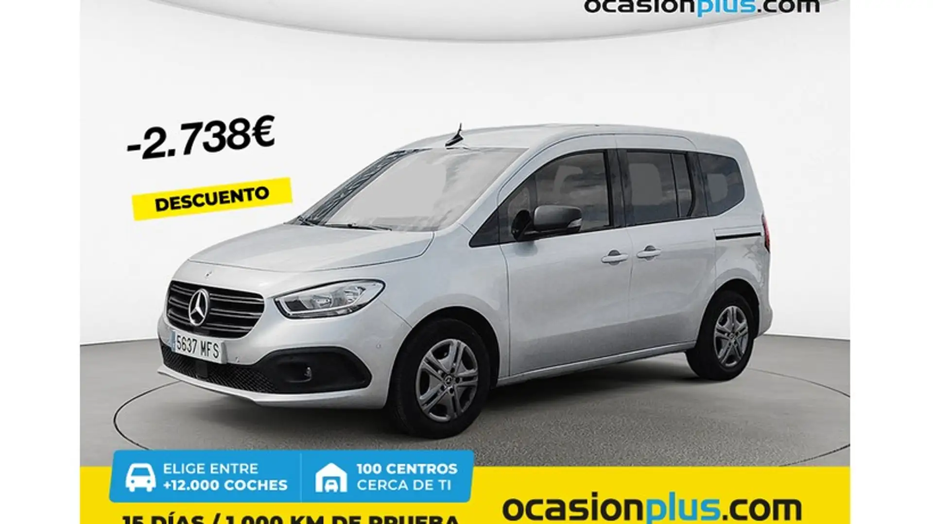 Mercedes-Benz Citan Tourer 110CDI Base Plateado - 1