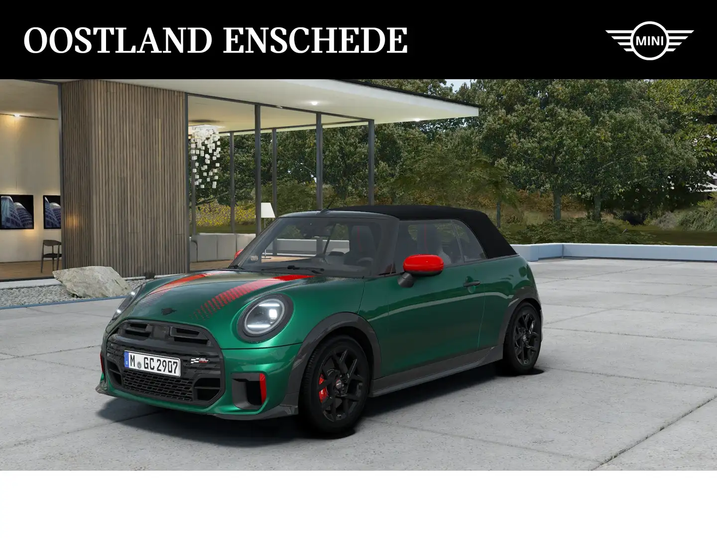 MINI John Cooper Works Cabrio JCW Automaat / Pakket XL / 18" JCW Lap Spoke 2-ton Verde - 1