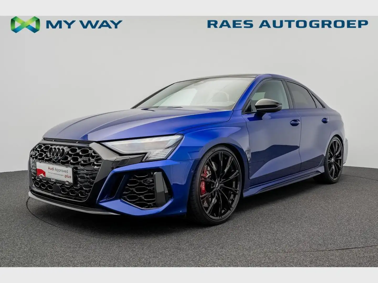 Audi RS3 Sedan RS3-S ABT 2.5 TFSI Quattro / San Marino Blue Grijs - 1