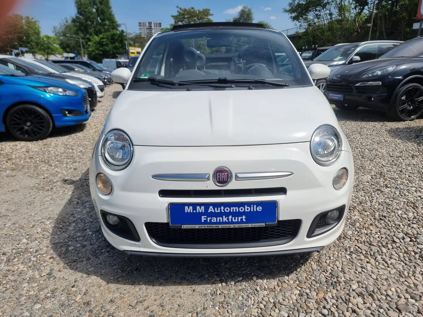 Fiat 500 S Cabrio°Klima°Navi°16"Alu° Blanc - 2