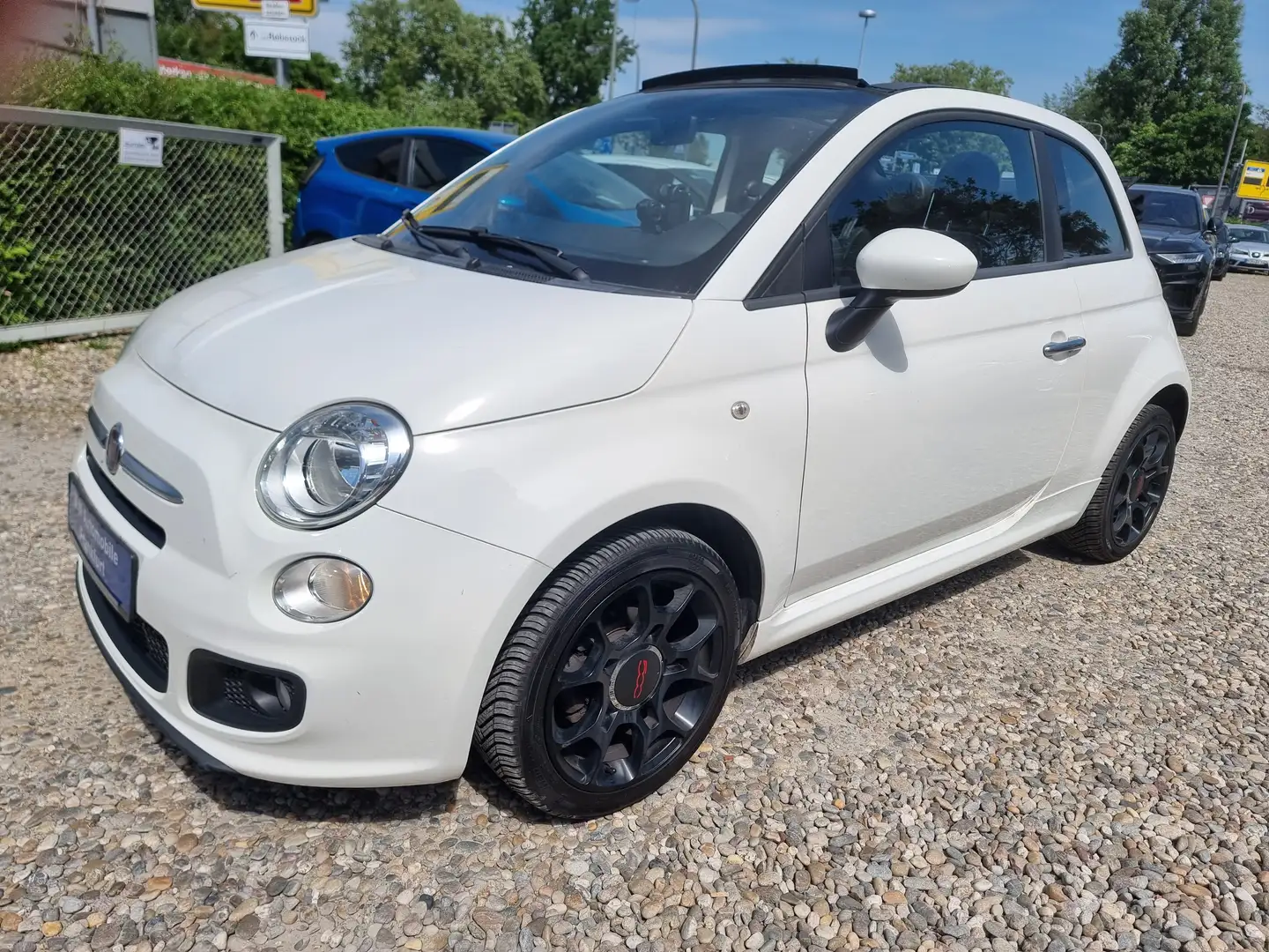 Fiat 500 S Cabrio°Klima°Navi°16"Alu° Blanc - 1
