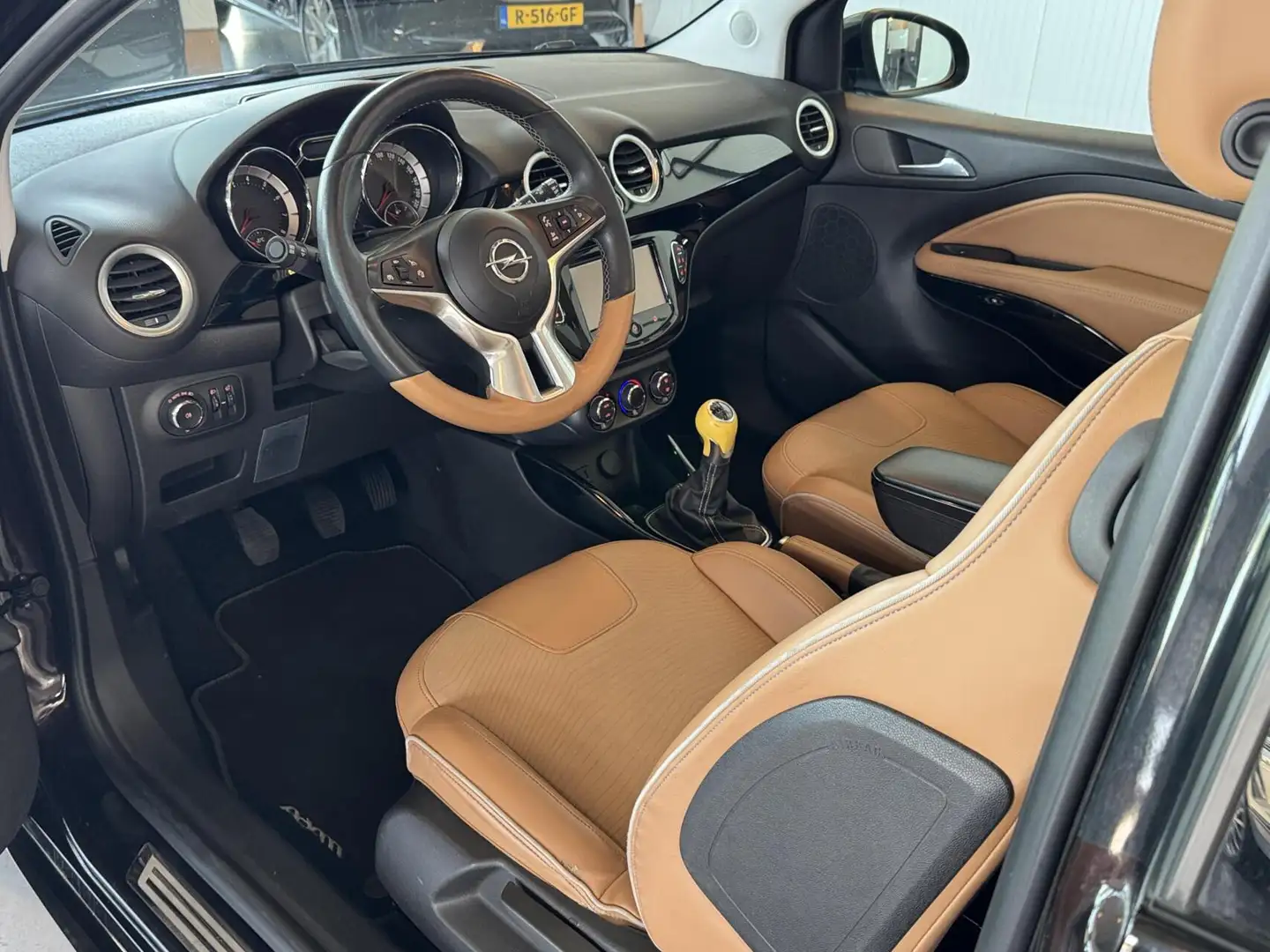 Opel Adam 1.0 Turbo Rocks Favourite|ECC|Cabriodak|Leer| Bruin - 2