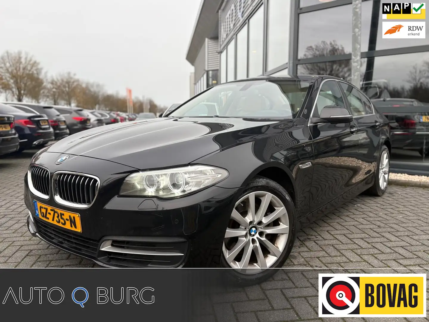 BMW 520 5-serie 520i High Executive | Automaat | Navigatie Schwarz - 1