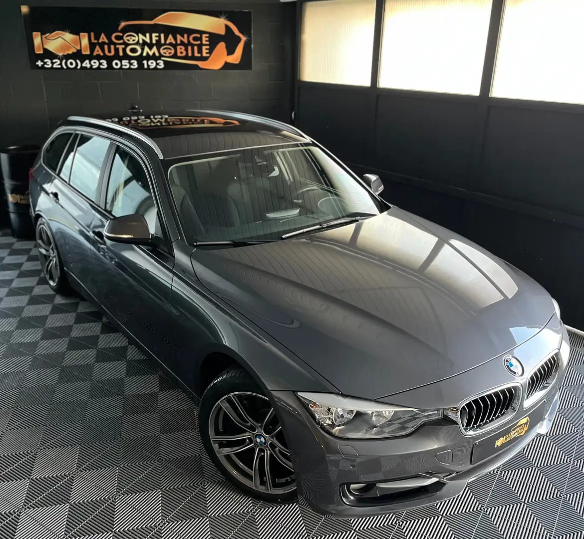 BMW 318 d Touring 1er Propriétaire Garantie 12 mois Grau - 1