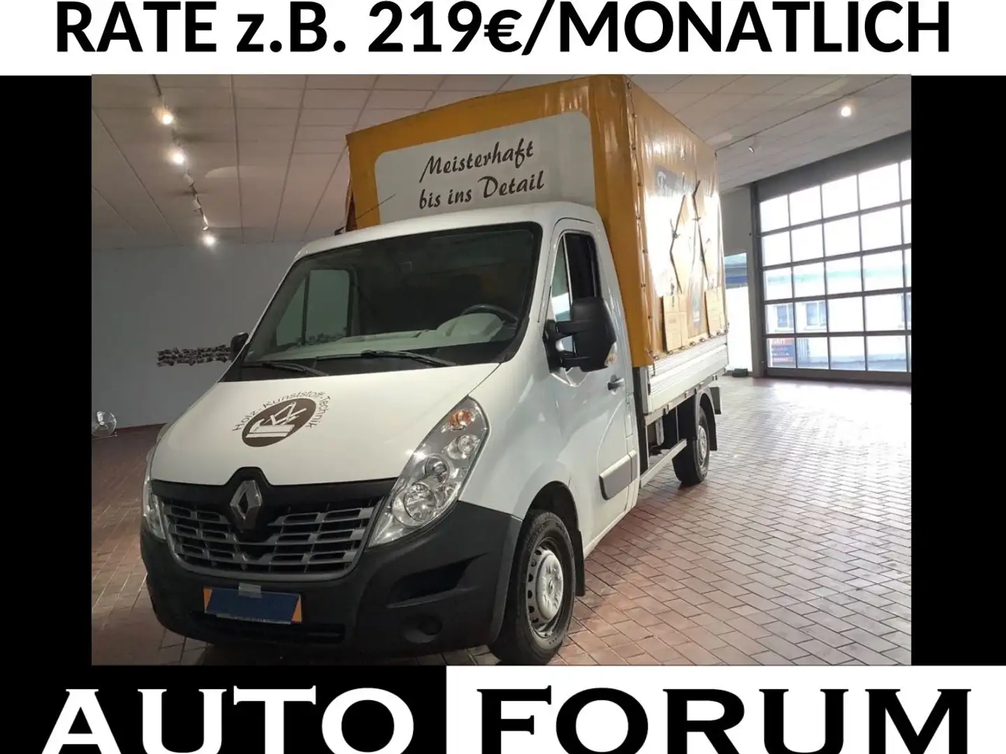Renault Master 2.3 dCi L2 PRITSCHE PLANE AHK 3SITZE 3,5t Weiß - 1