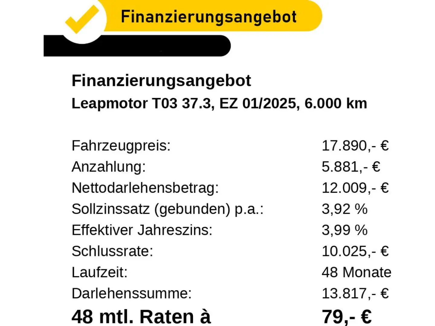 Leapmotor T03 SMART Elektro LFP 37,h | 57072 Siegen Weiß - 2