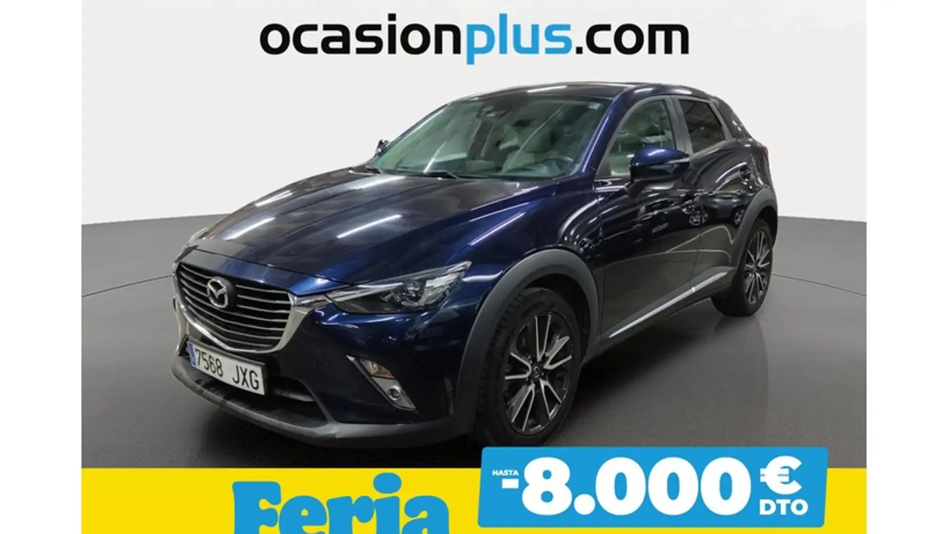 Mazda CX-3 1.5D Luxury Pack White 2WD Blau - 1