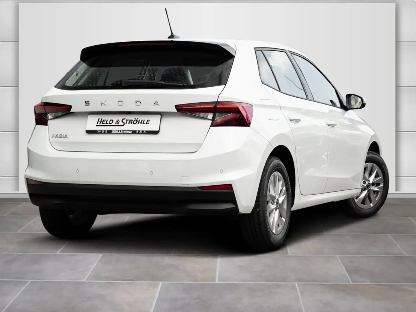 Skoda Fabia Selection 1.0 TSI ACC LED NAVI PDC RFK SHZ Weiß - 2