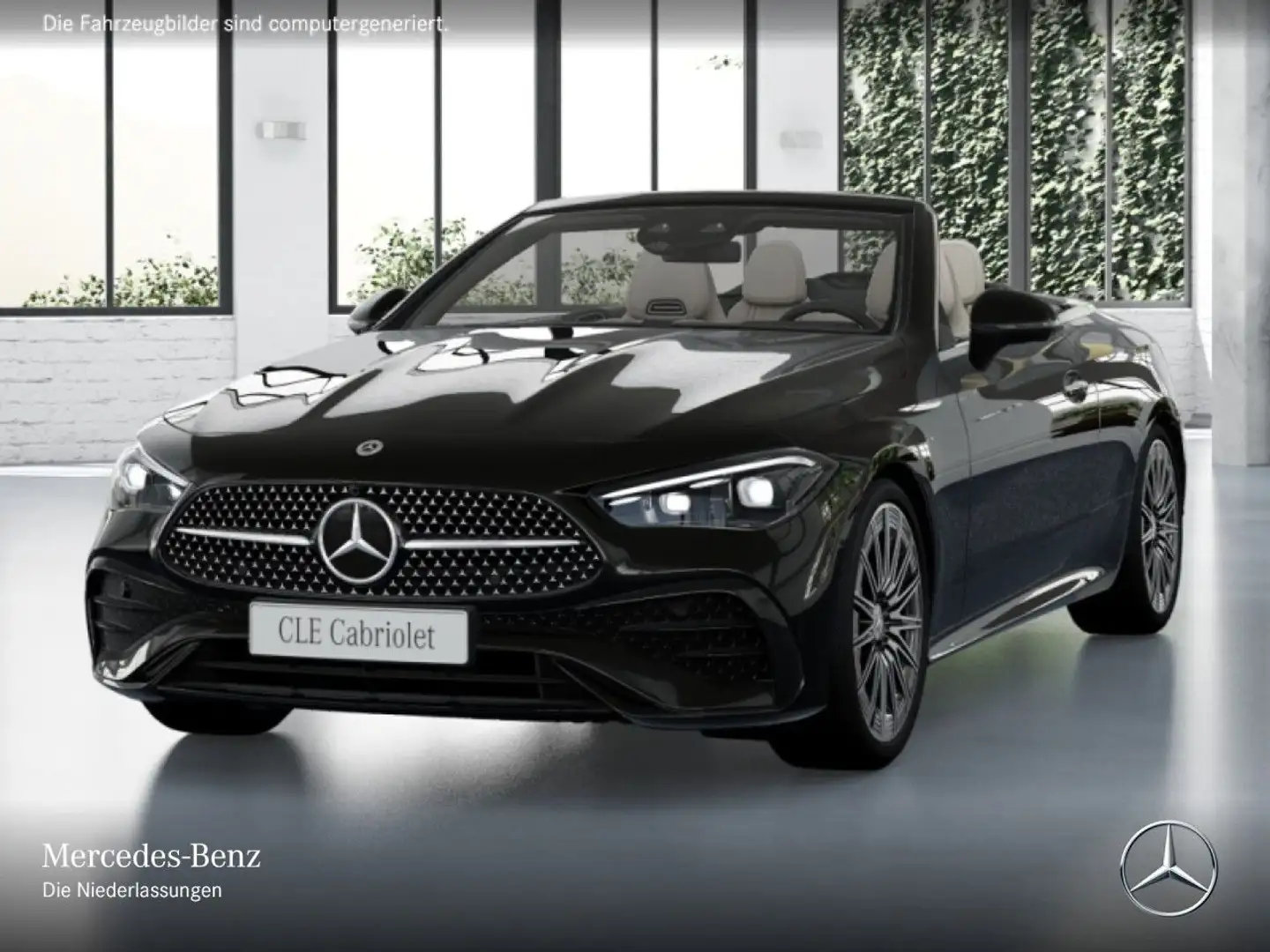 Mercedes-Benz CLE 450 4M AMG+NIGHT+360+AHK+BURMESTER+SITZKLIMA Schwarz - 2