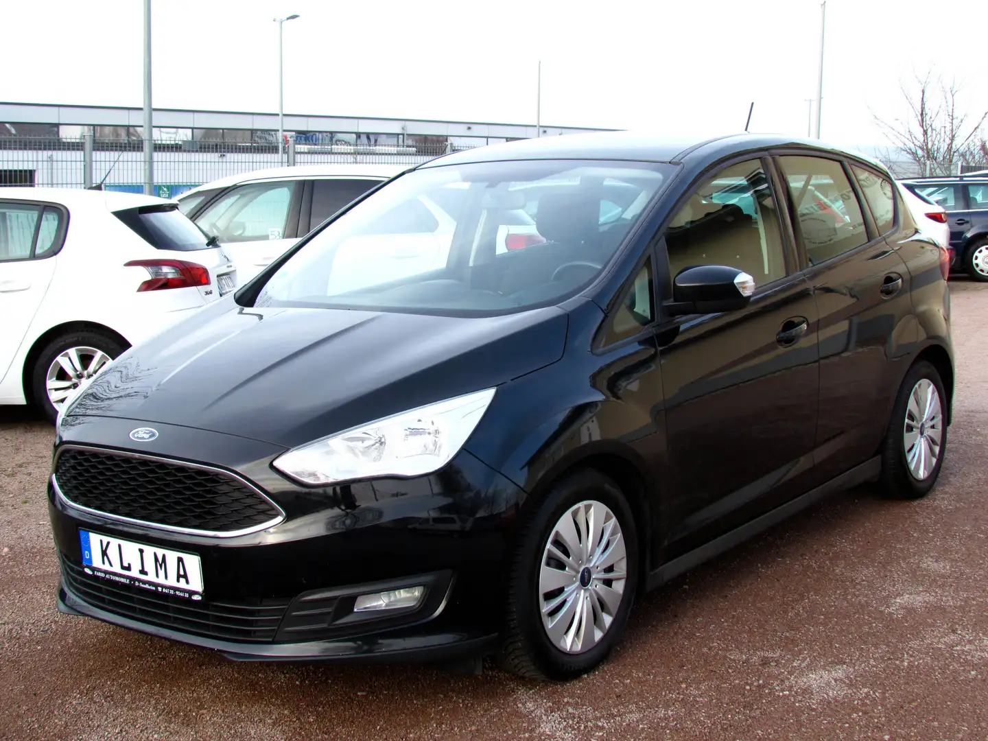 Ford C-Max 1,0 Trend*EURO 6*KLIMA* Öl Lampe blinkt Schwarz - 1