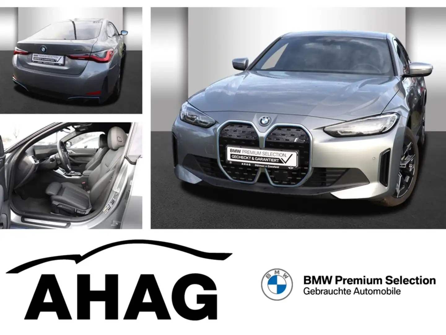 BMW i4 eDrive40 Klimaaut. Komfortzugang HIFI Grijs - 1