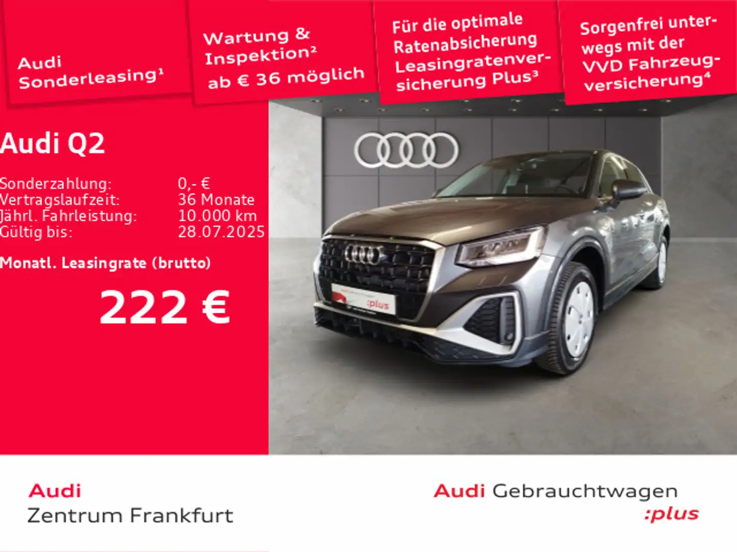 Audi Q2 30 TFSI S line LED VC AHK Grau - 1