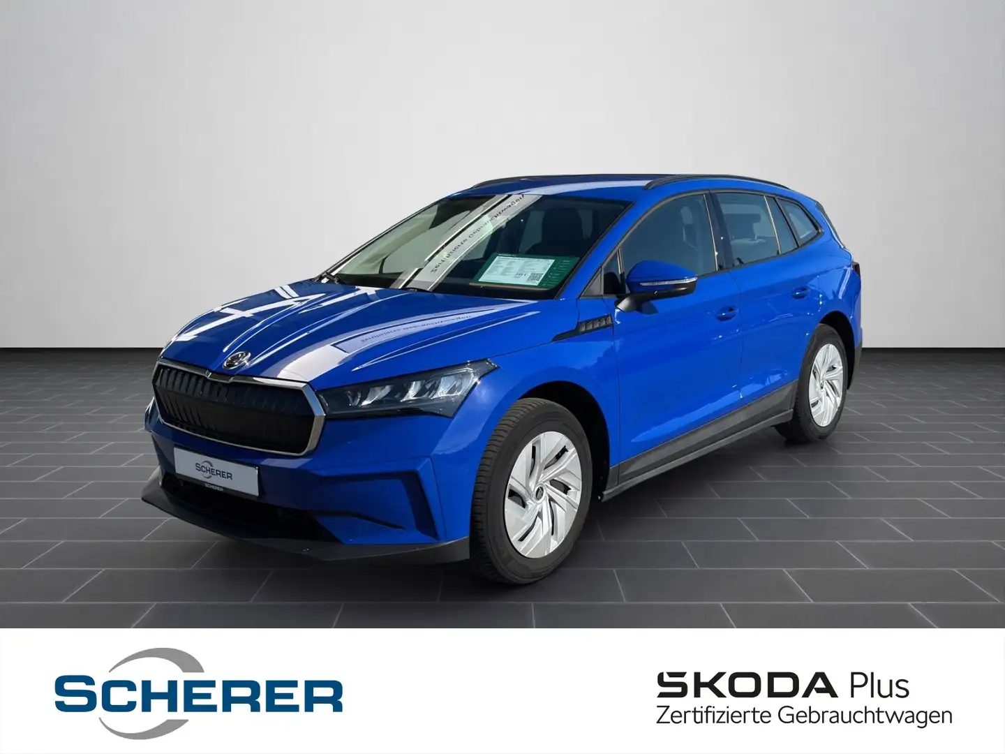 Skoda Enyaq iV 50 Loft NAVI CARPLAY PDC hi. GRA Blau - 1