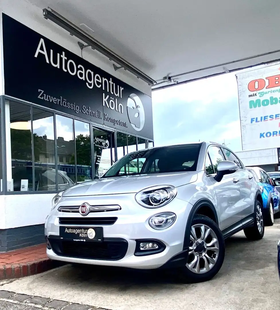 Fiat 500X 1.4 Lounge*nur58.060KM*SHZ*NAVI*PDC*1J GAR* Argent - 1