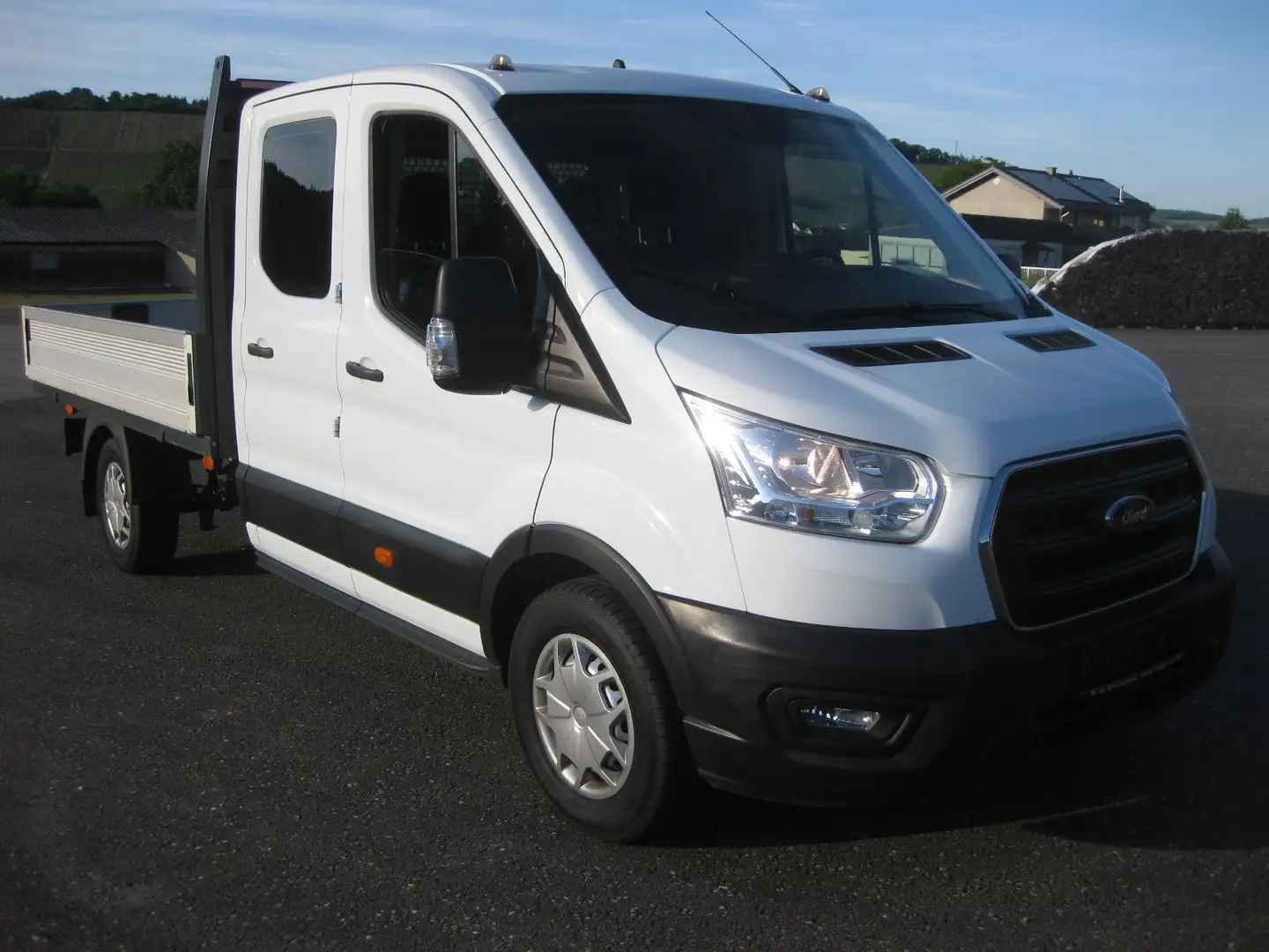 Ford Transit 350 L3 Doppelkabine Pritsche 170PS Weiß - 1