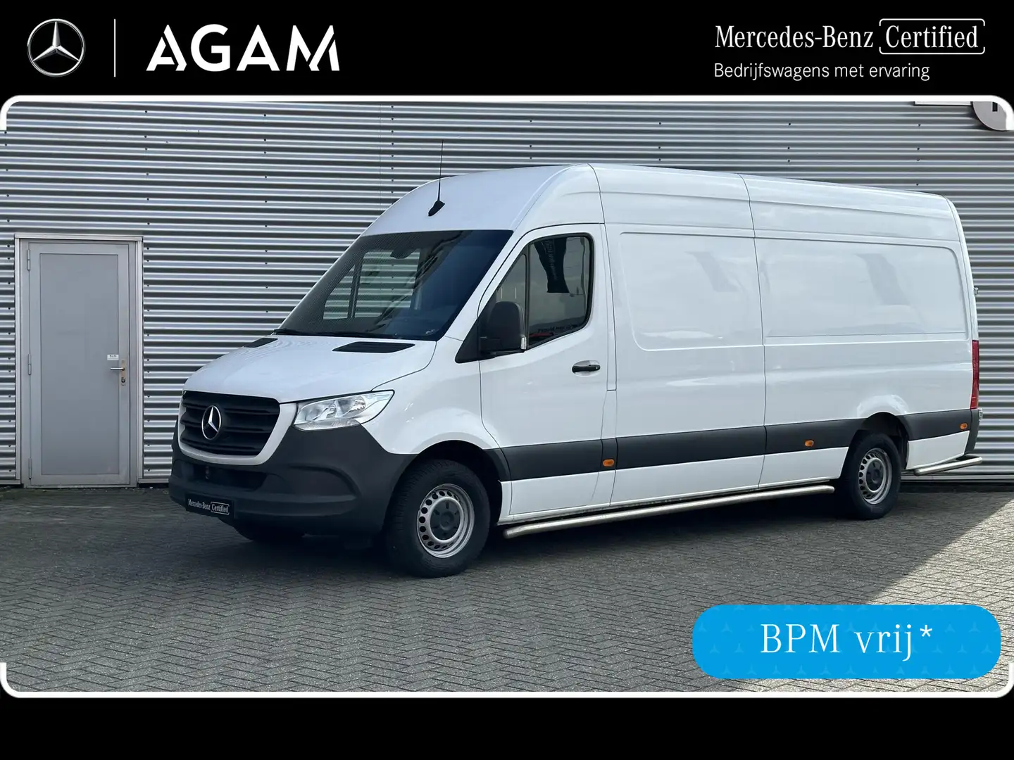 Mercedes-Benz Sprinter 315 CDI L3H2 Automaat Airco Apple Carplay Navigati Wit - 1