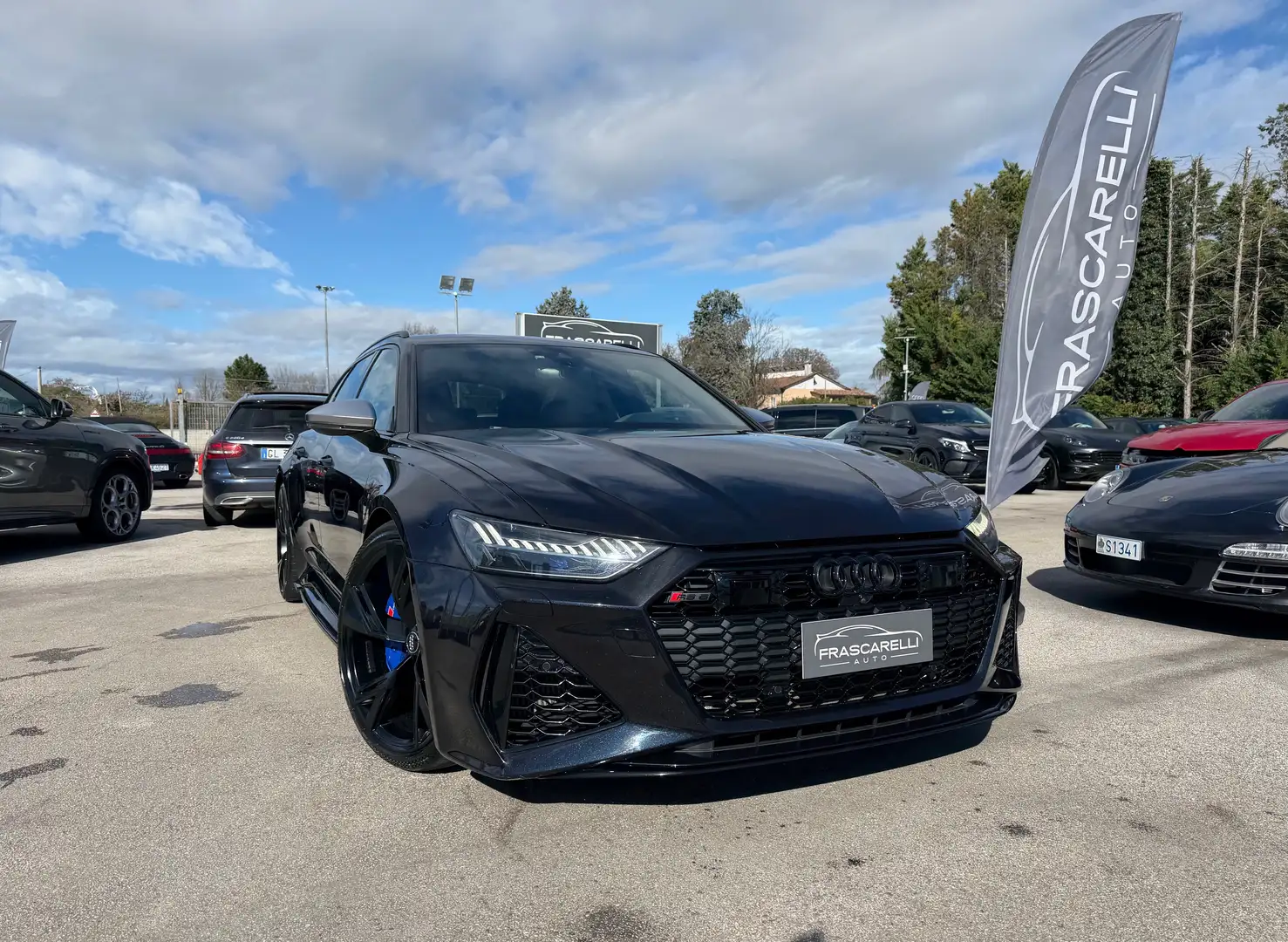 Audi RS6 RS6 Avant 4.0  quattro /CARBOCERA4 STERZ./KM DOC./ Schwarz - 1