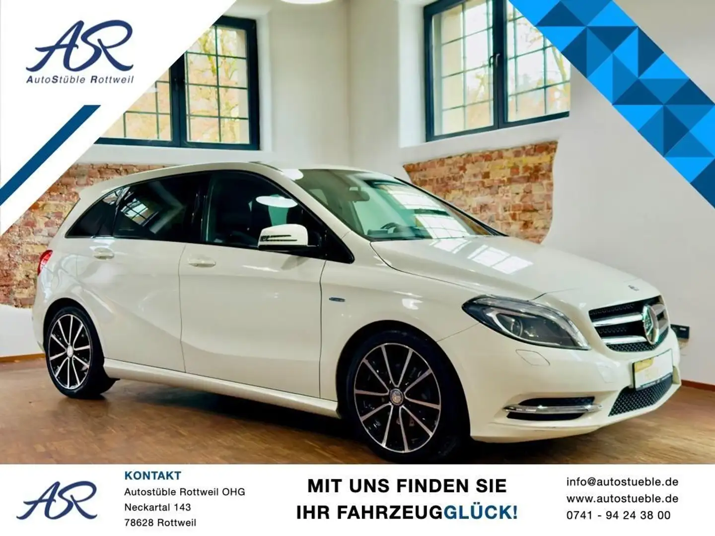 Mercedes-Benz B 180 CDI d DPF BlueEfficiency AHK XENON KAMERA Weiß - 1