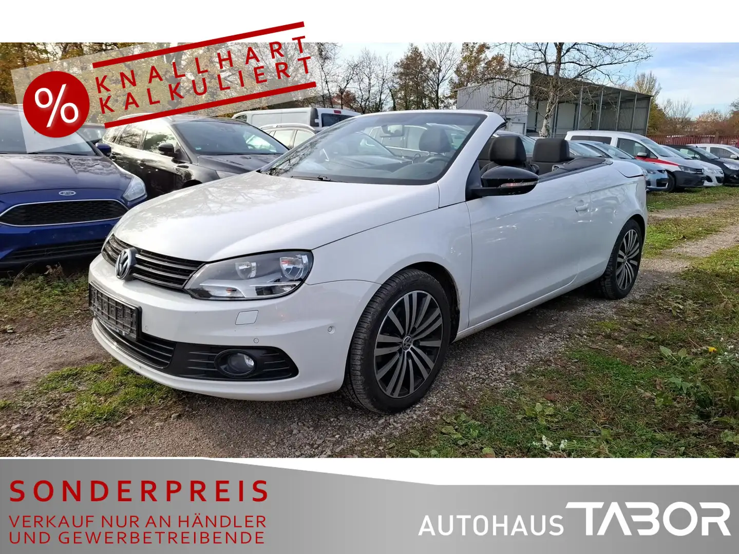 Volkswagen Eos 1.4 TSI ParkAssist PDC SHZ SD LM Weiß - 2