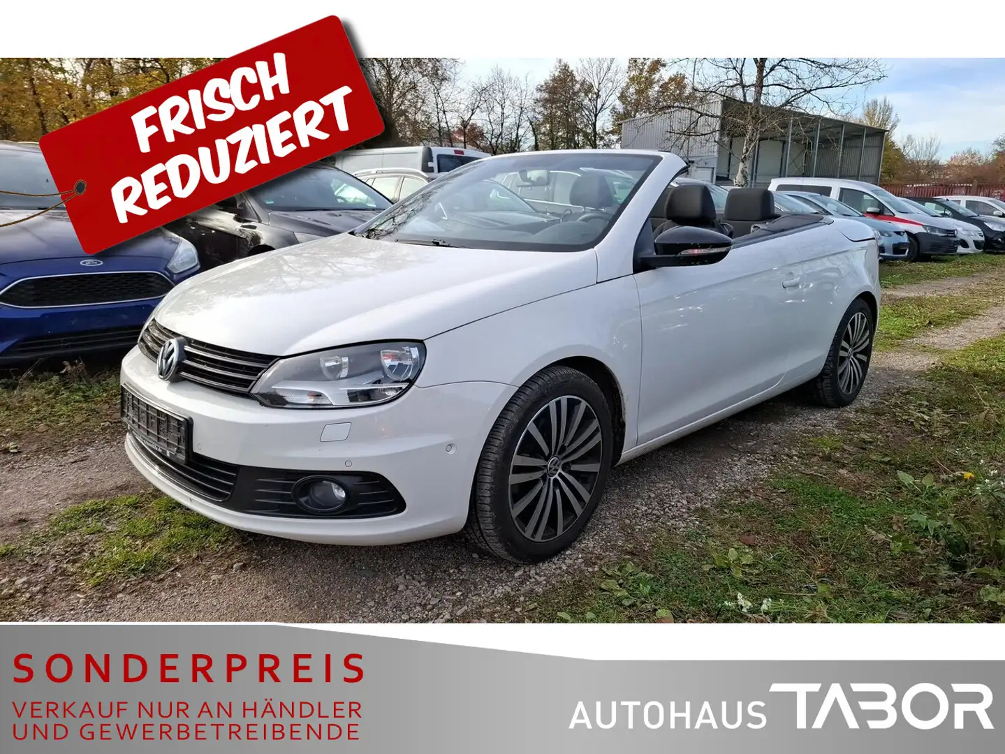 Volkswagen Eos 1.4 TSI ParkAssist PDC SHZ SD LM Weiß - 2