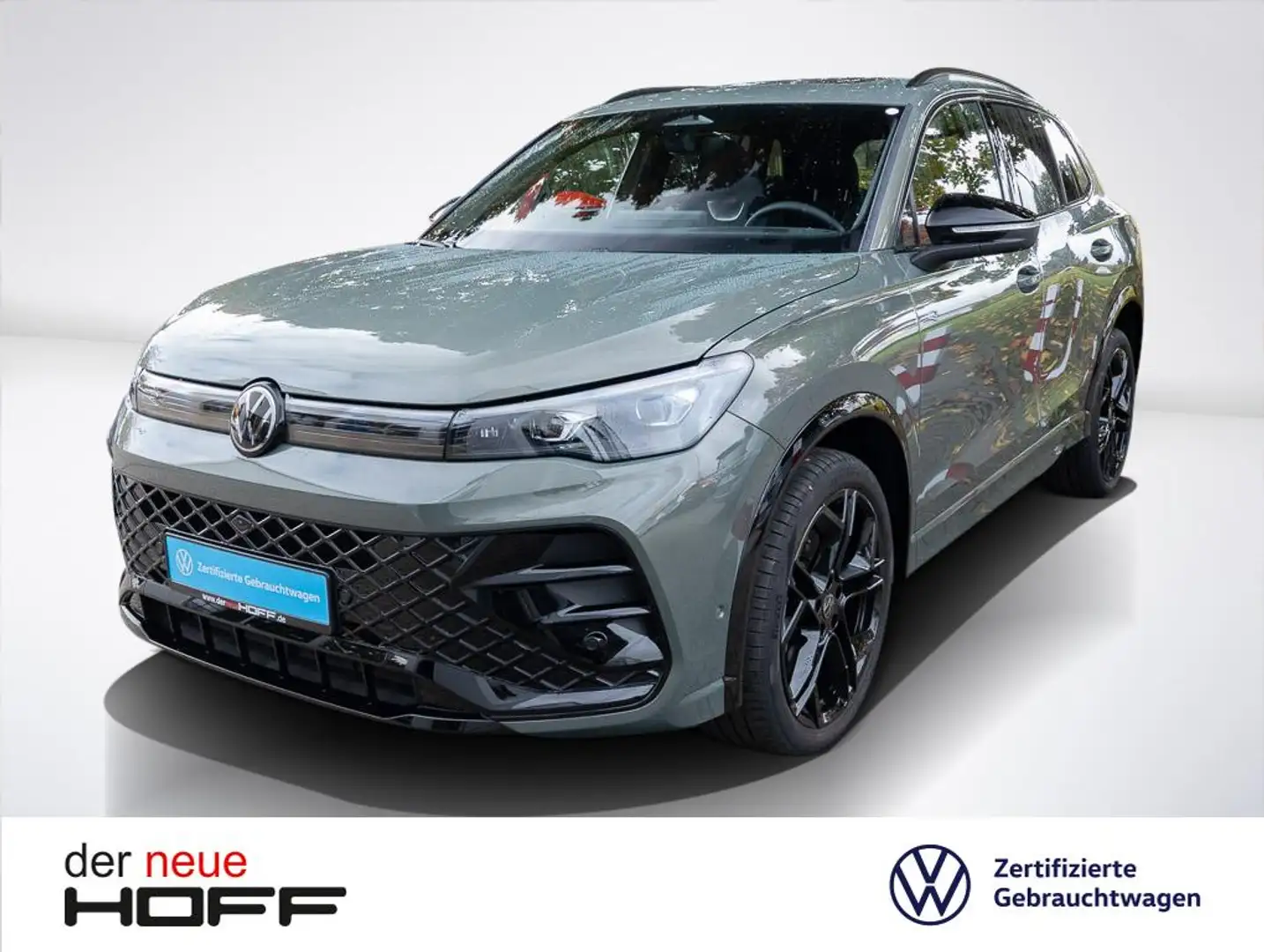 Volkswagen Tiguan 2.0 TDI DSG R-Line AHK Panorama 20" Black Style Di Grün - 1