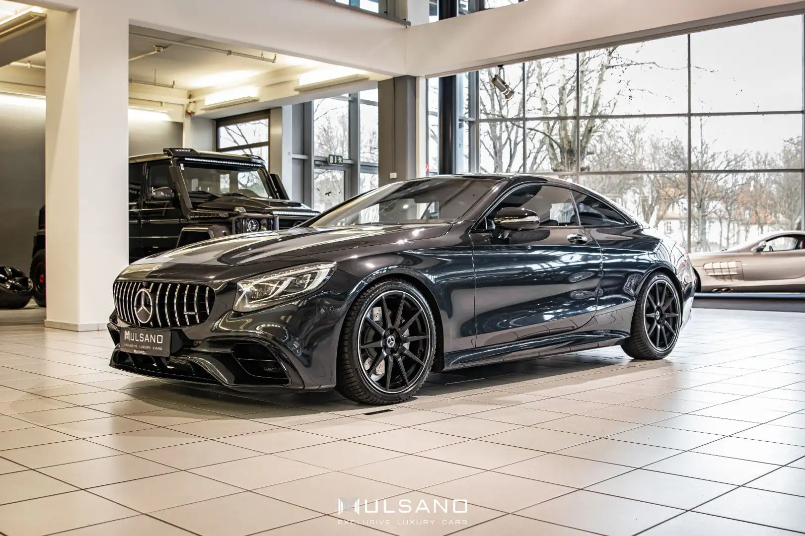 Mercedes-Benz S 500 S500 Coupe 4Matic S63-OPTIK 360° KAMERA DESIGNO Černá - 1