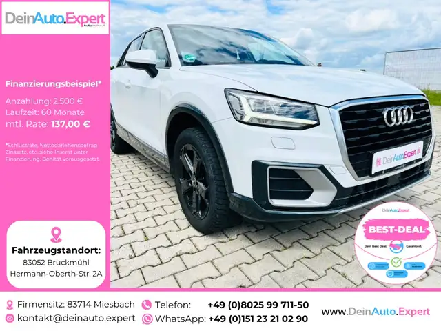 Audi Q2 TFSI DSG design *LED*NAVI*SHZG*PDC*Smartphone Interface*Bluetooth*GRA*Keyless*Klimaautomatik*elektr. Heckklappe*uvm.