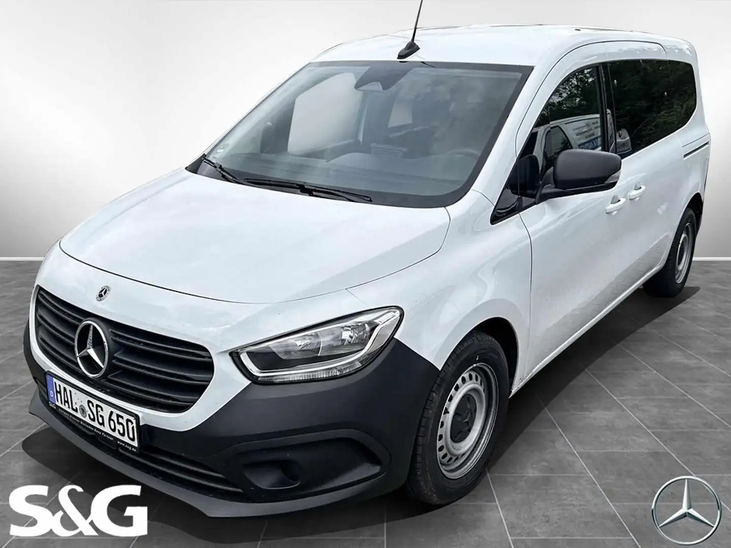 Mercedes-Benz Citan 112 CDI Mixto MBUX+RüKam+AHK+Automatik+DAB Weiß - 1