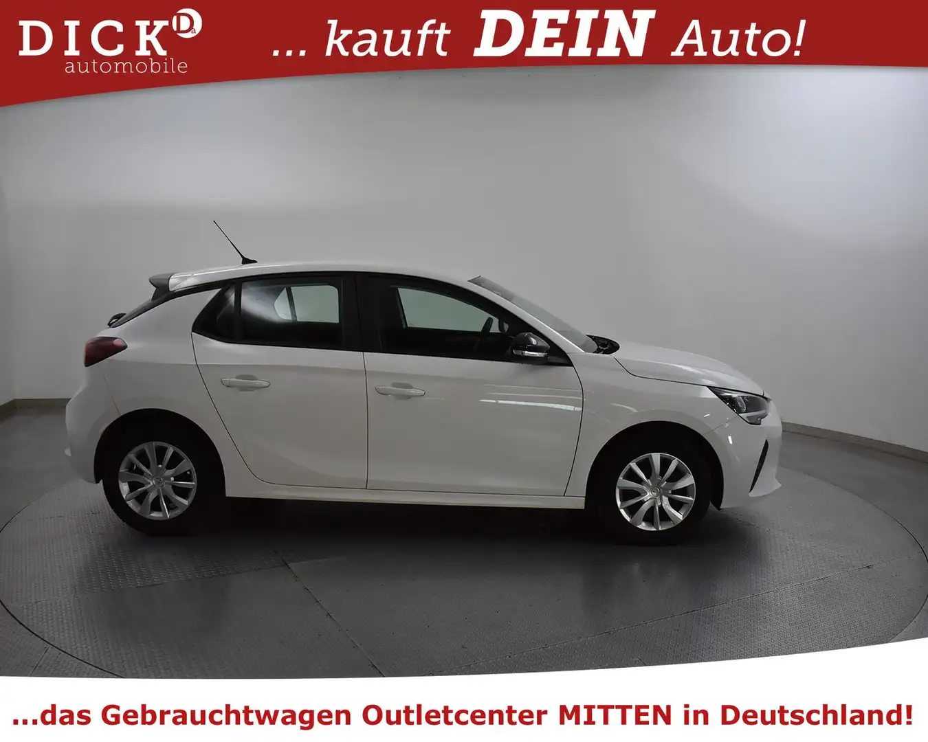 Opel Corsa F 1.2 Edition 5TÜR+KLIMA+MFL+TEMP+DAB+PDC Weiß - 2